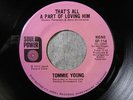 TOMMIE YOUNG 45 That's All A Part Of Loving Him SOUL POWER crossover soul funk