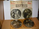 the beatles-4 picures singels limited edition interview  sehe bild ultra rar