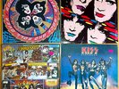 4 KISS LPs UNMASKED / ASYLUM / DESTROYER / ROCK AND ROLL OVER - RARE RUSSIAN 