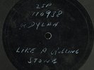 Bob Dylan   Like A Rolling Stone | Gates of Eden   acetate   rare find