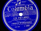 Liszt Les Preludes Willem Mengelberg Concertgebouw O. Columbia 2 x 78 rpm