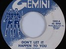 Northern Soul/Deep Soul 45 BENNY HARPER Don't Let It Happen To You GEMINI HEAR