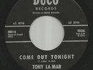 DOOWOP bw/ NORTHERN POPCORN--TONY LA MAR & GROUP--HEAR BOTH--1960 DUCO