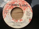 ALRIC FORBES - WARN THE NATION // WARNING VERSION / FORBES LABEL 45 RPM