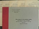 FOLK MUSIC OF THE UNITED STATES ANGLO-AM SONGS & BALLADS 5x78rpm ALBUM XXI 1947