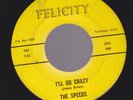 ((Listen2 both)) Texas garage  THE SPEEDS  I'll Go Crazy FELICITY  45  