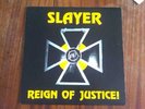 Slayer - Reign of justice LP RAR rotes Vinyl Trash Metal