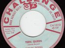 ROCKABILLY HUELYN DUVALL *TEEN QUEEN/ COMIN' OR GOIN'* 1957 CHALLENGE
