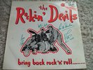 The Rockin' Devils - Bring Back Rock'n'Roll...   Rare Private LP Signed + Insert