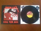 Metallica - Kill 'Em All 1983 LP FIRST UK press VINYL speed thrash metal RARE