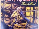 IRON MAIDEN-PIECE OF MIND-ORIGINAL YUGOSLAV LP 1983+CONCERT TICKET BELGRADE 1984
