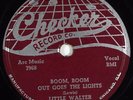 Hear Blues 78 rpm LITTLE WALTER Boom, Boom Out Goes The Lights CHECKER 867