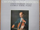 JANOS STARKER Cello Sonatas * CHOPIN / MENDELSSOHN * Sebok * PHILIPS Stereo NM