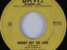 Soul Gospel 45 KINGDOM BOUND SINGERS Nobody But The Lord DAVIS HEAR