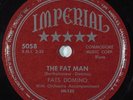 Hear R&B 78 rpm FATS DOMINO The Fat Man b/w Detroit City Blues IMPERIAL 5058