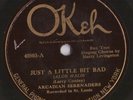 Jazz-Arcadian Serenaders on Okeh 40503-Just A Little Bit Bad/The Coed - LISTEN
