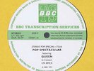 QUEEN + RANDY NEWMAN In Concert LP UK 1973 BBC Transcription Disc +cue sheets M-