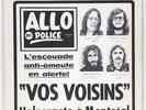 VOS VOISINS - HOLOCAUSTE ALLO (EX),  1st COVER + Insert, QUEBEC Prog