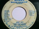 RARE BALTIMORE NORTHERN SOUL 45 RPM -TINY TIM HARRIS on BOBBY ROBINSON