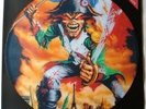 IRON MAIDEN PARIS IS BURNING picture disc lp rare   slayer metallica ozzy