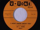 rare Soul R&B 45 JAY J. JONES on V-TONE Listen