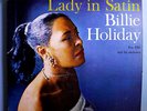 BILLIE HOLIDAY LADY IN SATIN ULTRA-RARE ORIG '59 MONO WHITE LBL PROMO LP 1A DG