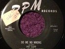 Pat Cupp and The Flying Saucers ROCKABILLY 45 Do Me No Wrong on RPM HEAR #BB102