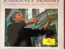 BRAHMS FOUR SYMPHONIES VIOLIN CONCERTO KARAJAN FERRAS DGG 6 LP BOX TULIP NM