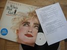 RARE MADONNA LP WHO'S THAT GIRL GREEK PROMO TEST PRESSING WHITE LABEL SUPERSTAR