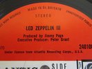 LED ZEPPELIN III LP UK 1ST ATLANTIC RED/PLUM A5/B5 PETER GRANT CREDIT