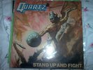 QUARTZ-STAND UP AND FIGHT LP NWOBHM EX++/EX++  ..NEAR MINT HEAVY METAL RARO