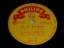 78 tours JULIETTE GRECO il y avait (Charles Aznavour)