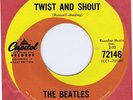Beatles 45 Twist And Shout 1964 Rocker  Canada Only Capitol 72146 NM