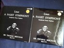 LISZT A FAUST SYMPHONY SIR T. BEECHAM UK HMV  STEREO 2 LPS SET  ASD 317/ ASD 318