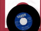 Bobby Lee Trammell 45 rpm Record ''Vaden Records'' Been A Walking''