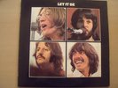 The Beatles Let it Be Apple UK 1970 1st Press Red Apple on Rear Cover