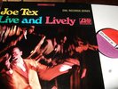 JOE TEX : LIVE AND LIVELY LP 1968 ATLANTIC SD 8156 GERMANY