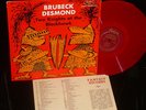 2 Dave Brubeck Paul Desmond LP FANTASY Two Knights Blackhawk Reunion RED BLUE