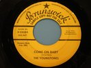 HEAR* Come On Baby RARE 1958 NY Doo Wop 45 PROMO THE YOUNGTONES Brunswick 55089
