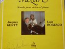 LOLA BOBESCO - JACQUES GENTY / MOZART / DUCHESNE signed 