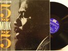 Thelonius Monk - 5 by Monk by 5 LP Riverside MONO DG