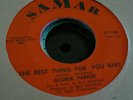 Northern Soul - Gloria Parker - The best thing for you baby - US Samar