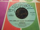 Genesis The Lamb Lies Down on Broadway orig US promo 45 on Atco