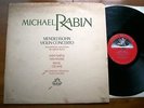 Mendelssohn Violin Concerto Tzigane+-Michael Rabin-Lp Record-Angel 35572