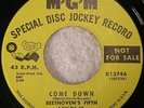 BEETHOVEN’S FIFTH “Come Down/The Last Thing On My Mind” ORIG MGM Promo K13746 NM