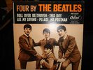 Four By The Beatles Capitol EP 45 Record #2121 VG+ PS Please Mr. Postman