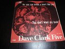 THE DAVE CLARK FIVE - No one can break a heart like you NORWEGIAN PRESS PIC SLV