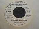 George Harrison Ding Dong Ding Dong Apple promo 45 w/pic sleeve