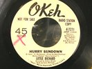 LITTLE RICHARD Okeh Promo Hurry Sundown I Don't Want to Discuss It Soul R&B VG+