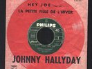 JOHNNY HALLYDAY - RARE ORIGINAL SP JUKE BOX POCHETTE CIBLE 373.960 HEY JOE